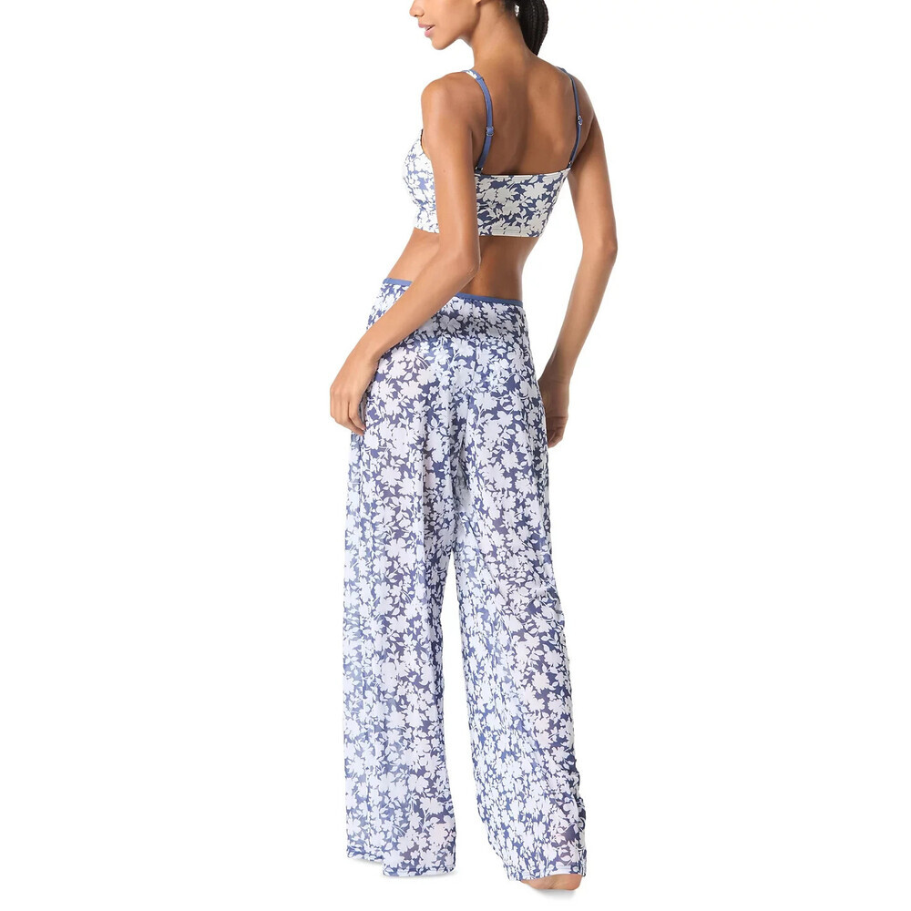 NEW Michael Kors Women's M Printed Pull On Cover-Up Pants NWT $94 - Picture 2 of 2